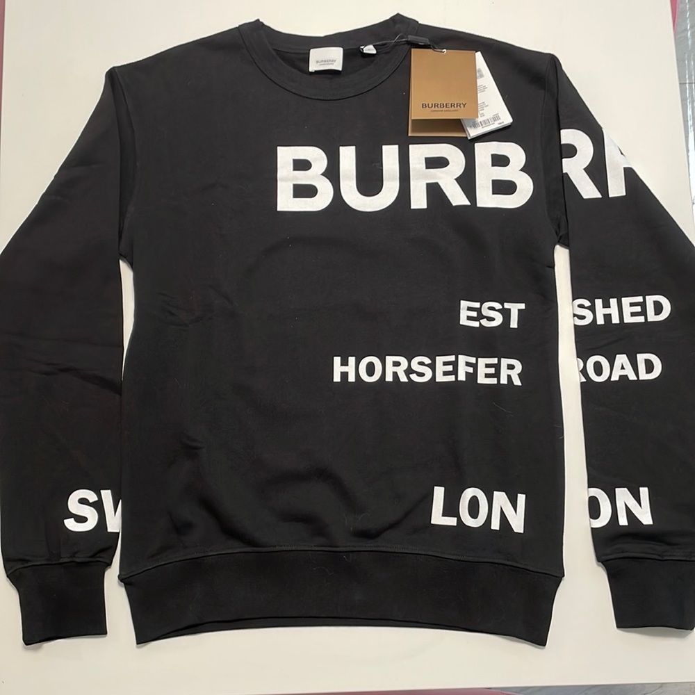 Burberry Horseferry crewneck sweatshirt size S new with tags